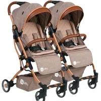 4Kabin Boy İkiz Bebek Arabası