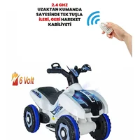 Kumandalı Akülü Araba 6 Volt 2-4 Yaş