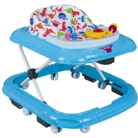 Mavi Dido Stoplu Bebek Yürüteç