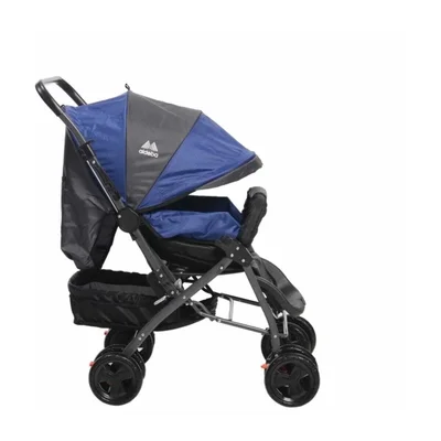 8028 Çift Yönlü Bebek Arabası - Mavi / - Resim 3