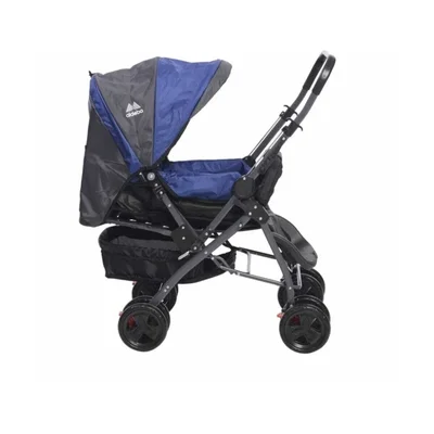 8028 Çift Yönlü Bebek Arabası - Mavi / - Resim 5