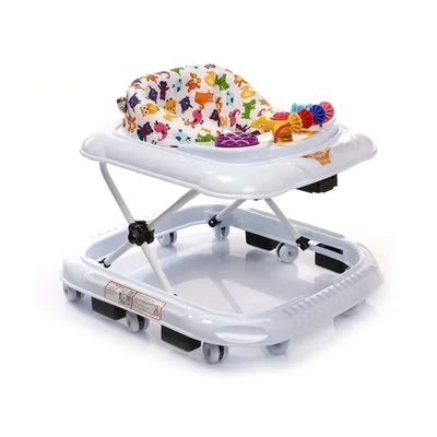 Kikkoro Speedy Tekerlekli Bebek Yürüteci Beyaz / - Resim 1