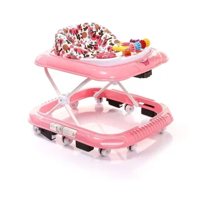 Kikkoro Speedy Tekerlekli Bebek Yürüteci Pembe / - Resim 1