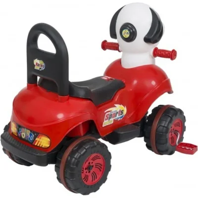 Enhoş Pedallı Yatay Direksiyonlu Atv Büyük Köpekli Çocuk Arabası - Resim 4