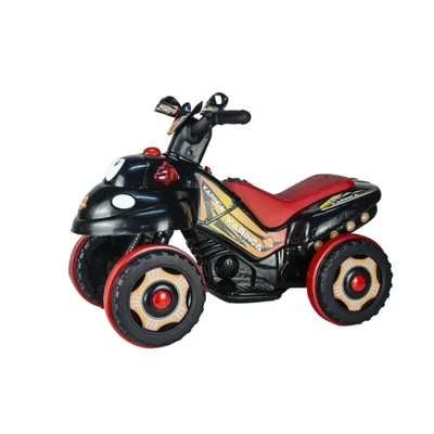 Müzikli Ve Led Işıklı Akülü Atv 6v Karınca Siyah - Resim 3