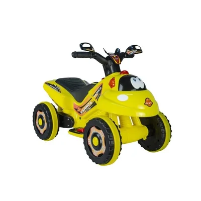 Müzikli Ve Led Işıklı Akülü Atv 6v Karınca Sarı - Resim 1