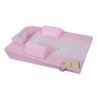 Yıldızlı Geceler Reflü Yatağı - Pembe - Resim 1