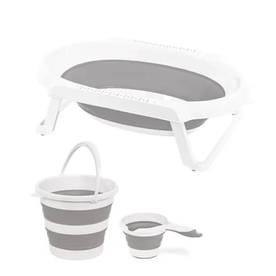 Katlanır Bebek Küvet Seti | Baby Set - Resim 1