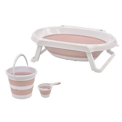 Katlanır Bebek Küvet Seti - Resim 1