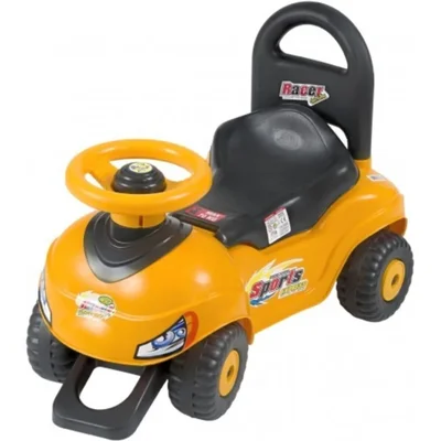 Pedalsız Sarı Küçük Araba - Resim 1