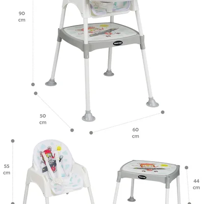 Baby Feeding Çalışma Masalı Mama Sandalyesi - Resim 5