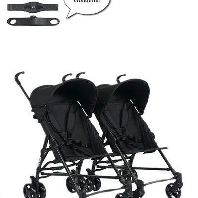 Cosmos Twin İkiz Baston Bebek Arabası - Resim 2