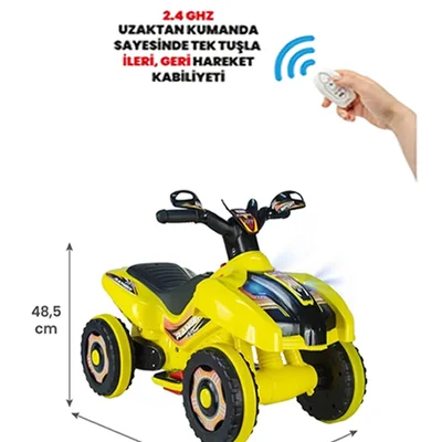 Kumandalı Akülü Araba 6 Volt 2-4 Yaş - Resim 1