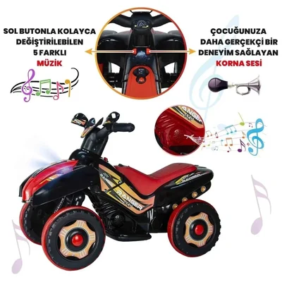 Kumandalı Akülü Araba 6 Volt 2-4 Yaş - Resim 2