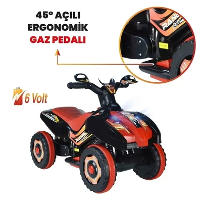 Kumandalı Akülü Araba 6 Volt 2-4 Yaş - Resim 5