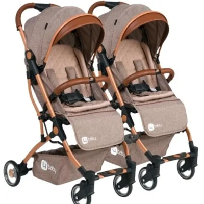 4Kabin Boy İkiz Bebek Arabası - Resim 1
