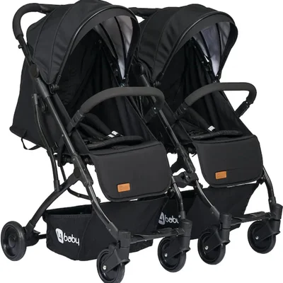 4Kabin Boy İkiz Bebek Arabası - Resim 1