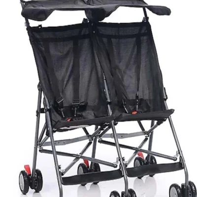 İkiz Pratik Baston Bebek Arabası - Resim 1