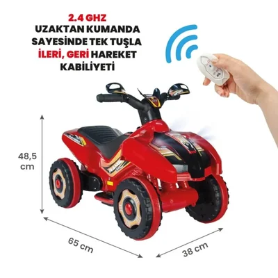 Kumandalı Akülü Araba 6 Volt 2-4 Yaş - Resim 1