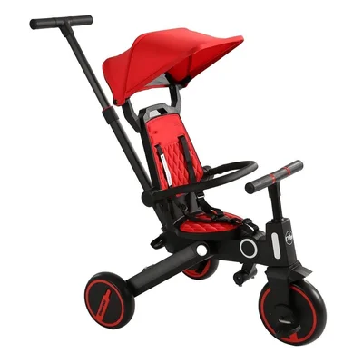 Easy Trike Ebeveyn Kontrollü Bisiklet Kırmızı - Resim 1
