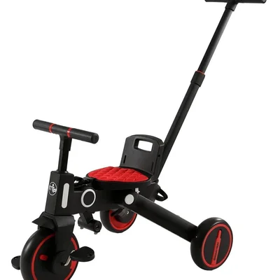 Easy Trike Ebeveyn Kontrollü Bisiklet Kırmızı - Resim 5