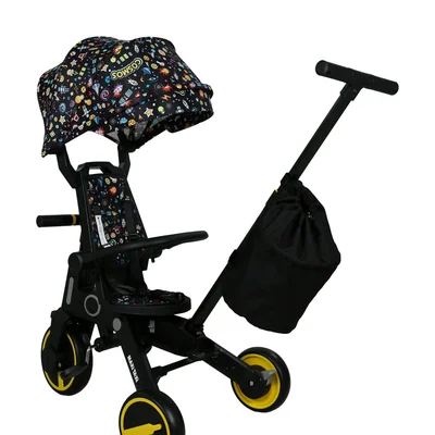 Trike  Plus F5 Ebeveyn Kontrollü Çift Yönlü Katlanabilir Bisiklet - Resim 4