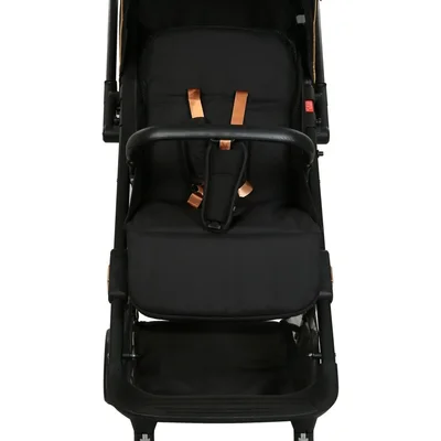 Kokpit Çift Yönlü Kabin Boy Bebek Arabası-siyah - Resim 4