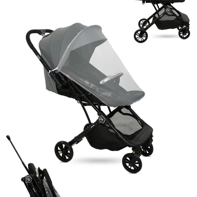 Kokpit Çift Yönlü Kabin Boy Bebek Arabası-gri - Resim 1