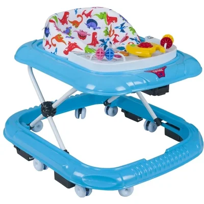 Mavi Dido Stoplu Bebek Yürüteç - Resim 1