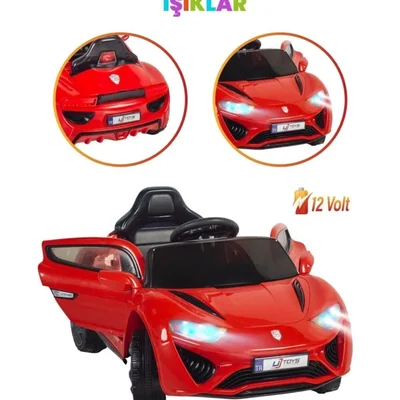 Jagor Akülü Araba 12v-kırmızı - Resim 2