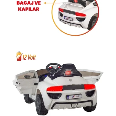 Jagor Akülü Araba 12v-beyaz - Resim 3