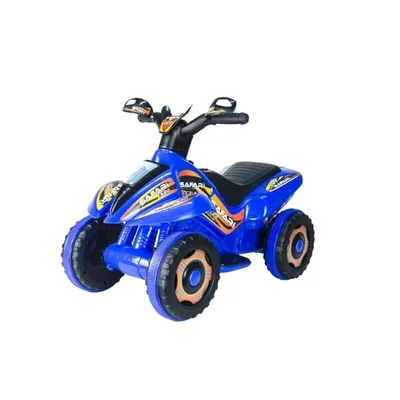 60004 Ujtoys Uzaktan Kumandalı Akülü Atv 6v Safari-mavi - Resim 2