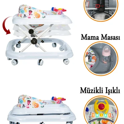 Walking Müzikli Işıklı Piyanolu Yürüteç - Resim 2