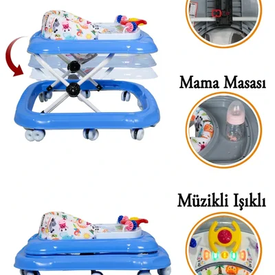 Walking Müzikli Işıklı Piyanolu Yürüteç - Resim 3