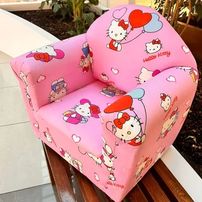 Hello City Desenli Pembe Çocuk Koltuğu - Resim 2